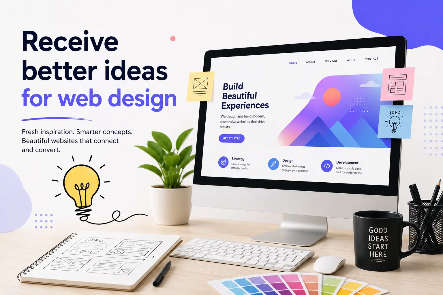 Receive better ideas for web design